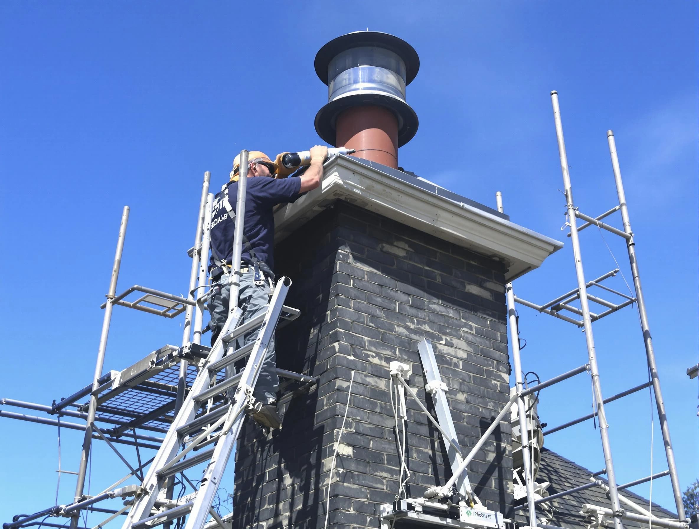 Sturdy chimney crown finished by Riverton Chimney Sweep in Riverton, UT