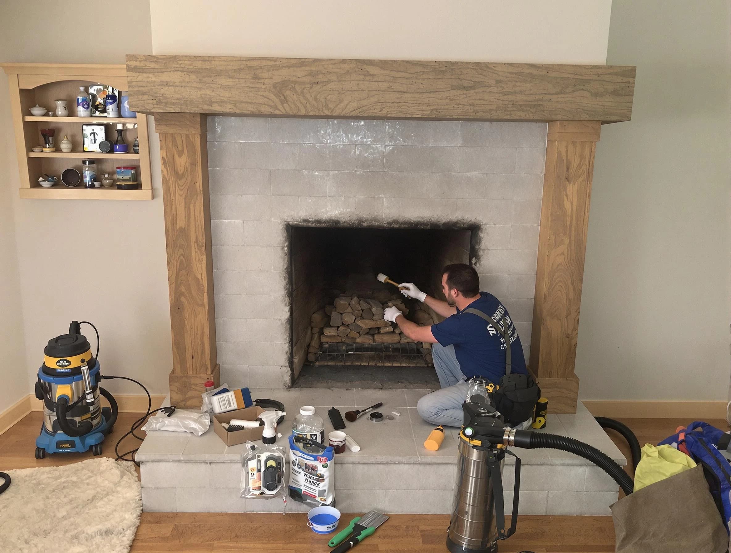Detailed creosote removal process by Riverton Chimney Sweep in Riverton, UT