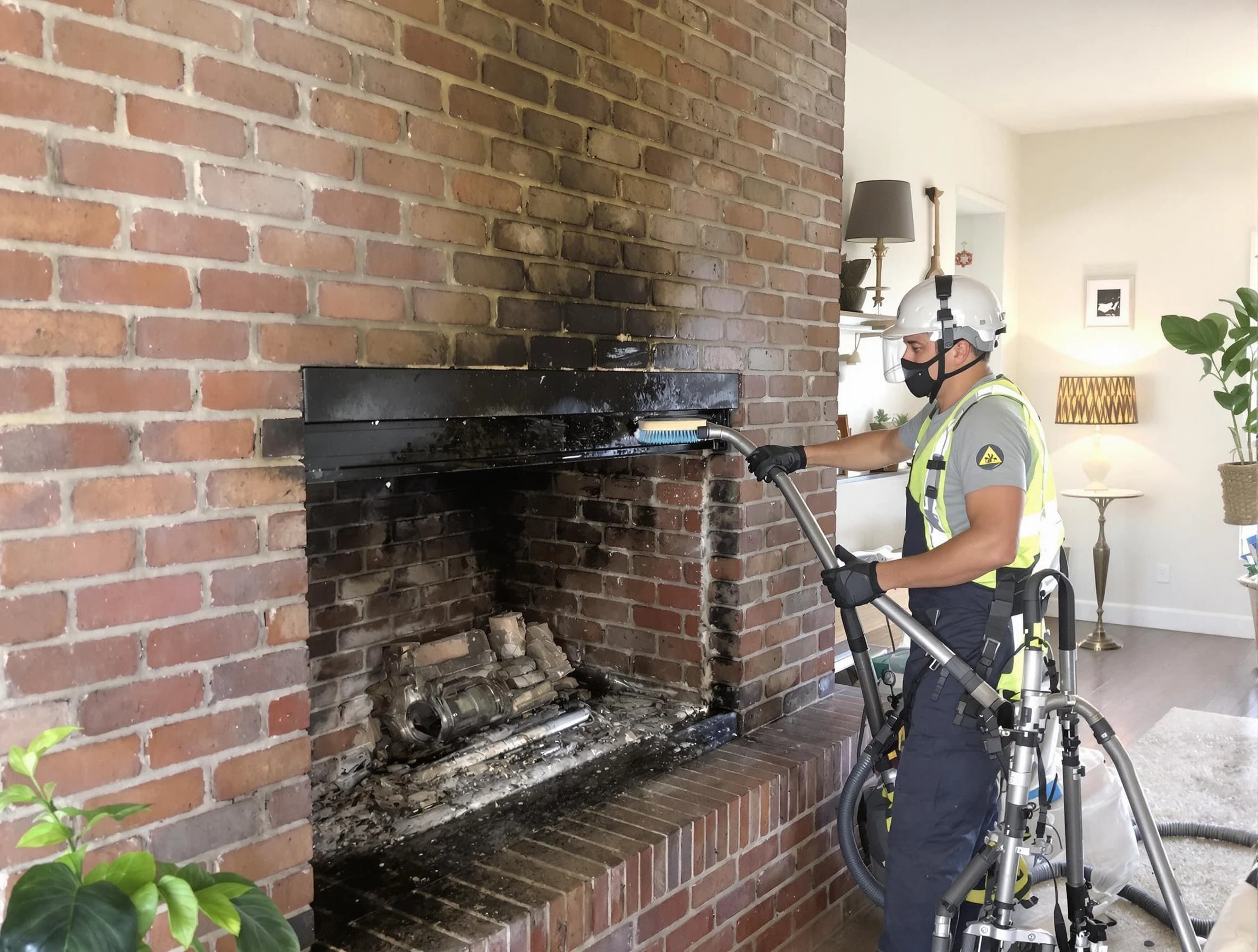Riverton Chimney Sweep providing fireplace cleaning services in Riverton, UT