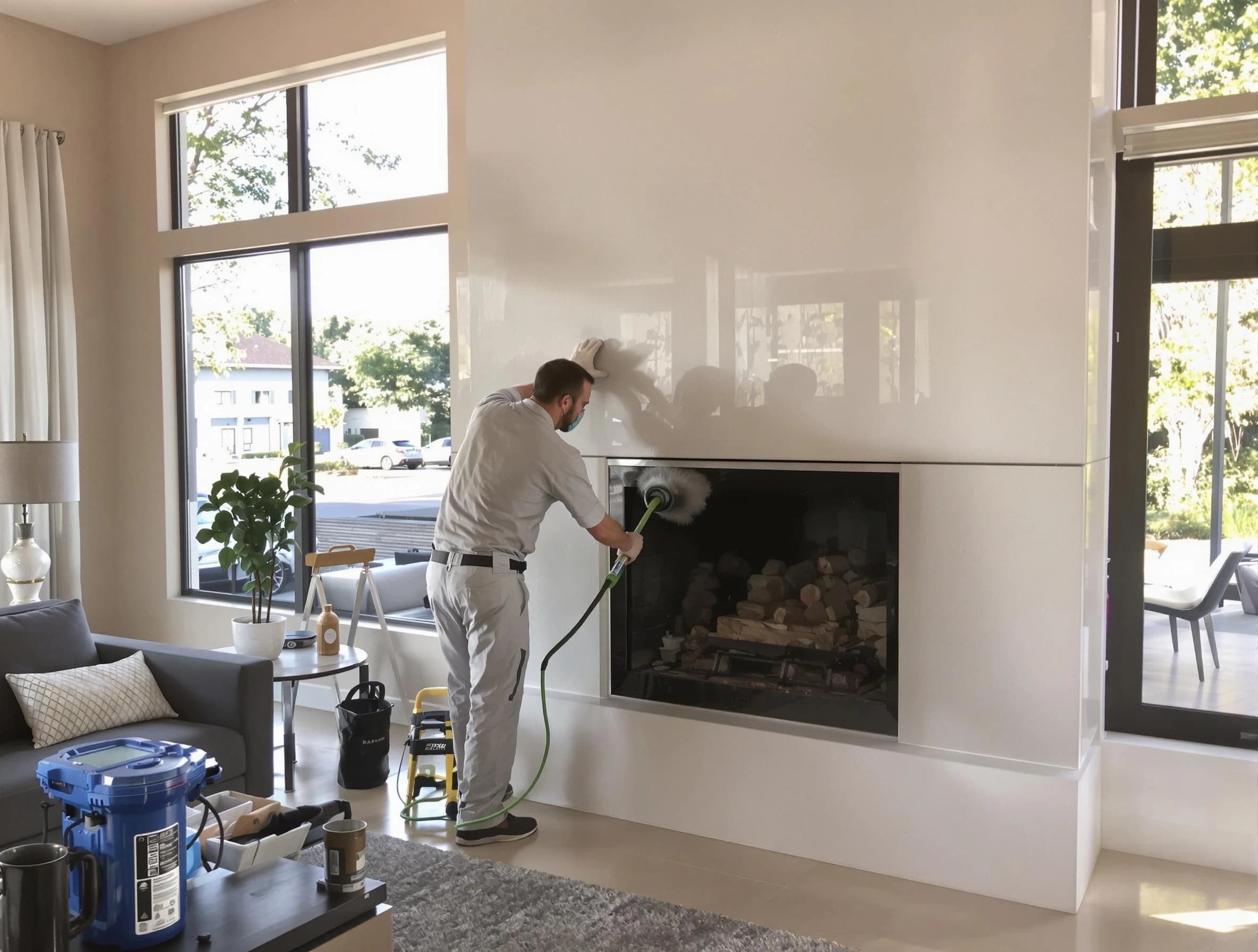 Riverton Chimney Sweep performing thorough soot removal in Riverton, UT