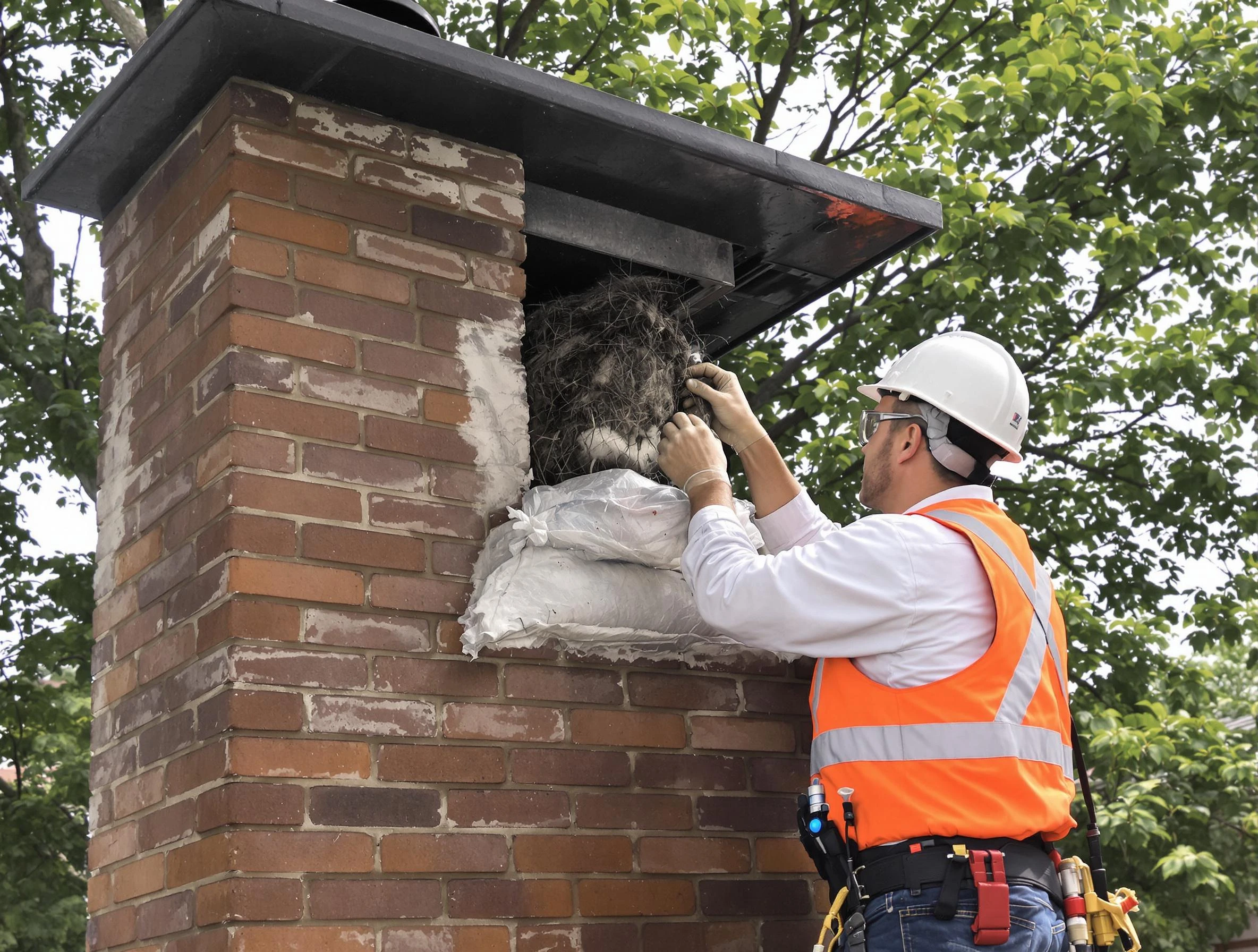 Humane removal of debris and animals by Riverton Chimney Sweep in Riverton, UT