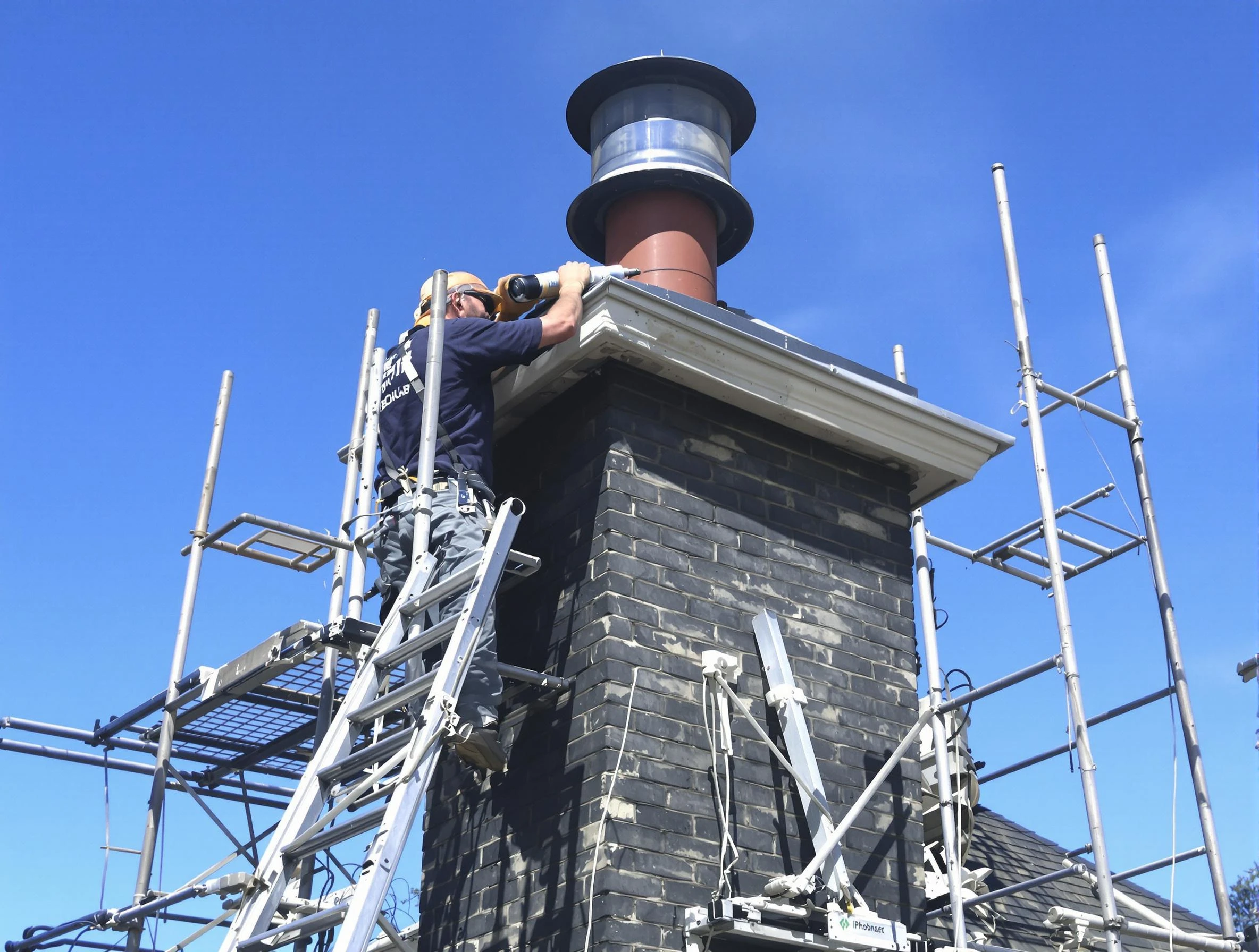Sturdy chimney crown finished by Riverton Chimney Sweep in Riverton, UT